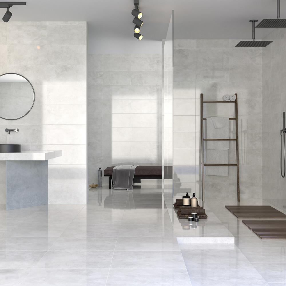 60x60cm Kadence Blanco Hochglanz