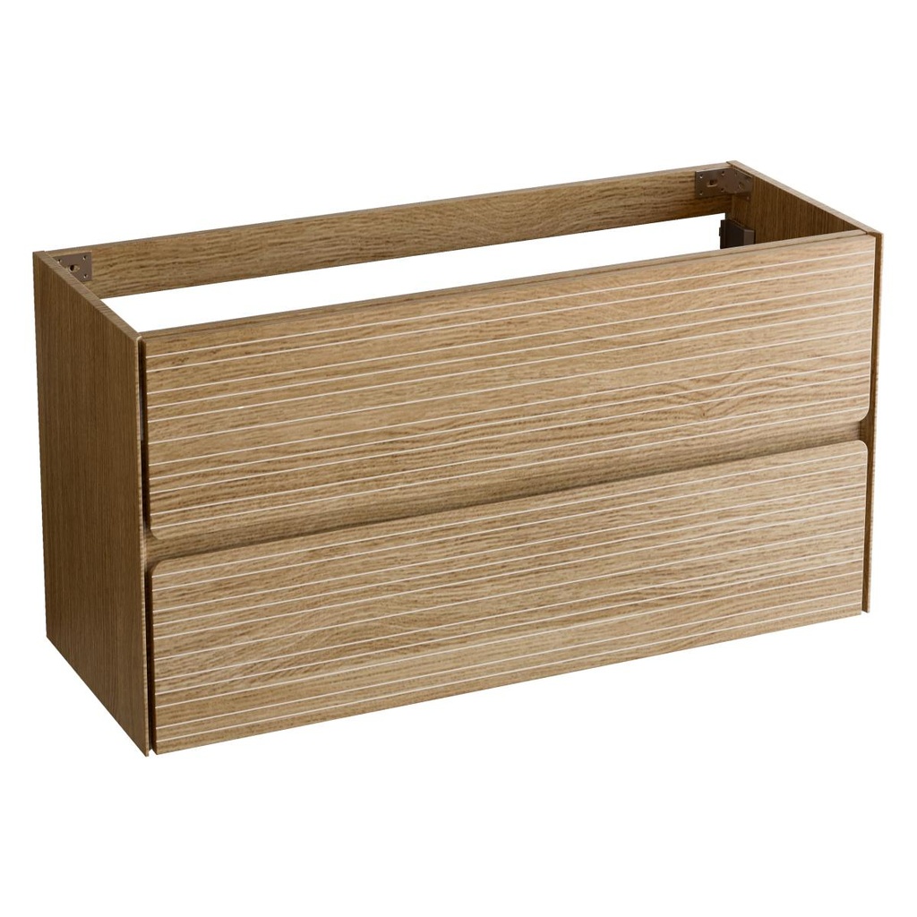 Möbelstück „Tablero Marino RANDOM“, 80 x 45 x 54 cm, 2 hängende Schubladen, Farbe: Mud RN080.M 