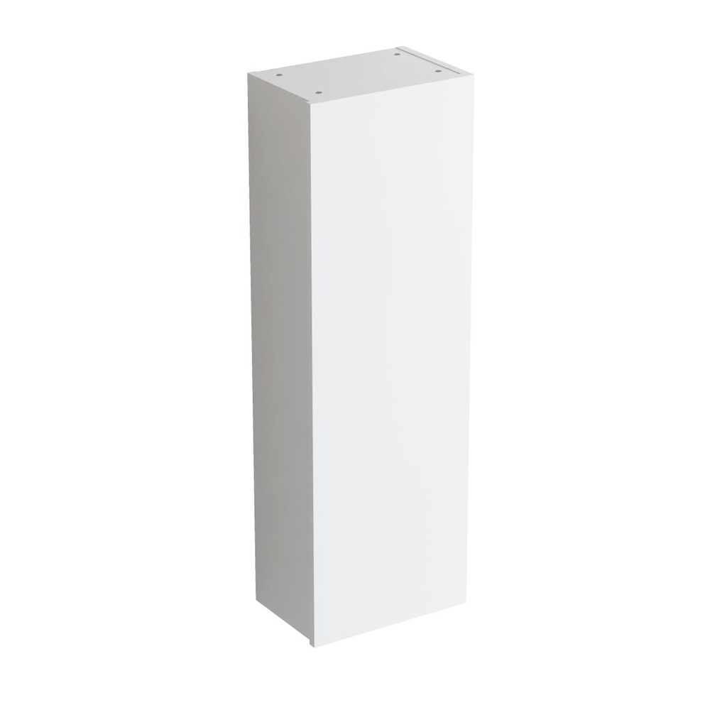 Schrank 35 x 25 x 110 cm, 1 Tür mit beidseitiger Öffnung. Ausführung: Mattweiß XCN.110.035.WM