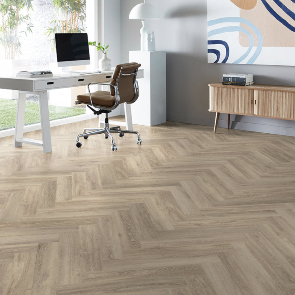 Parva Oak Sardinia Fischgrät Klebe Vinyl 60,96 x 11,43 cm 2.5 mm Nutzschicht 0.55 mm (41219)  