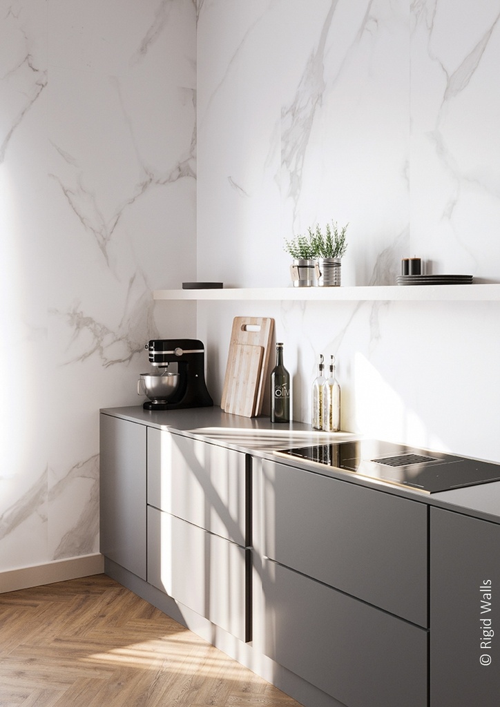  SPC Mega Panels White Marble 5.0 x 900 x 2800 mm (A16936)  