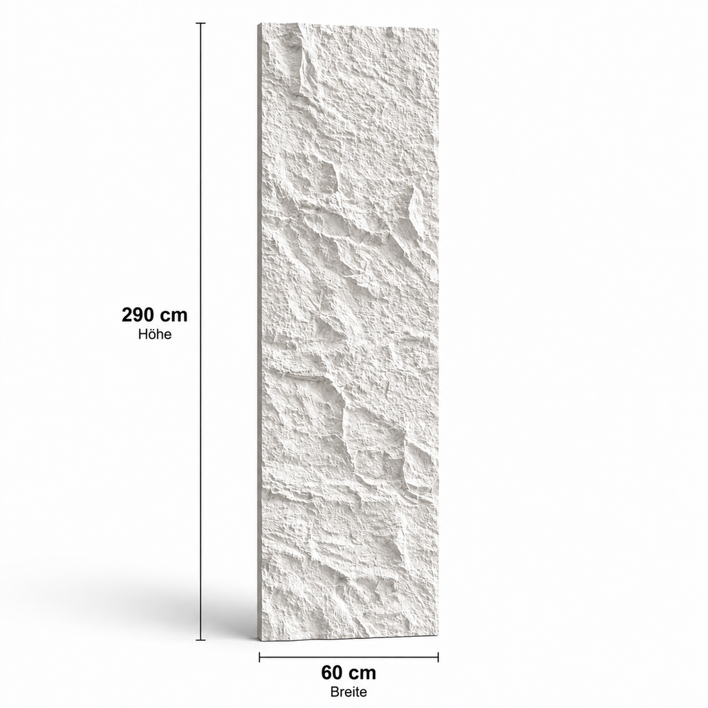 PU- Felsoptik Klar-Wasser-Dunkelgrau 60x290cm (Kopie)