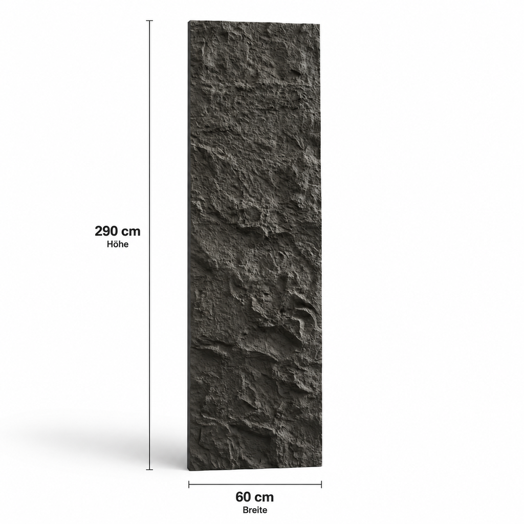 PU- Felsoptik Weltraum-Schwarz 60x290cm (Kopie)
