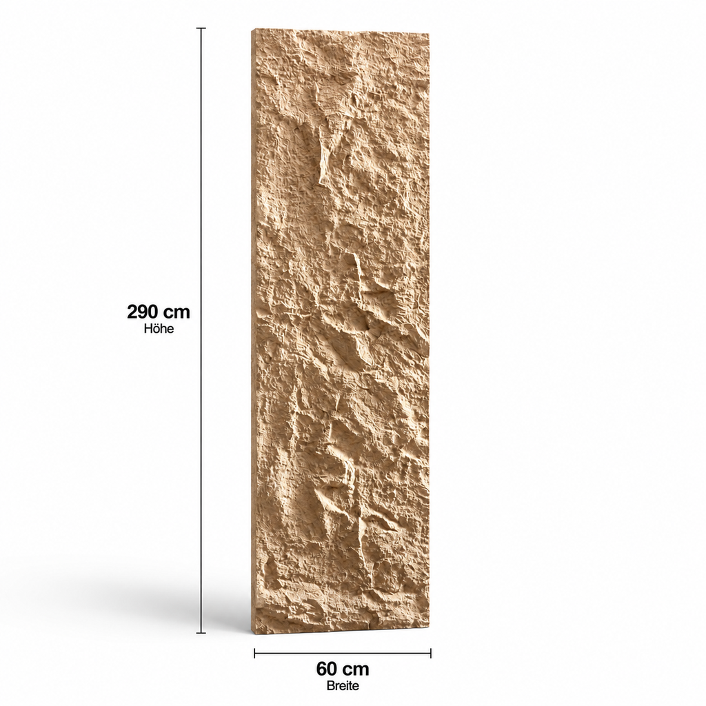 PU- Felsoptik Goldener Granit 60x290cm