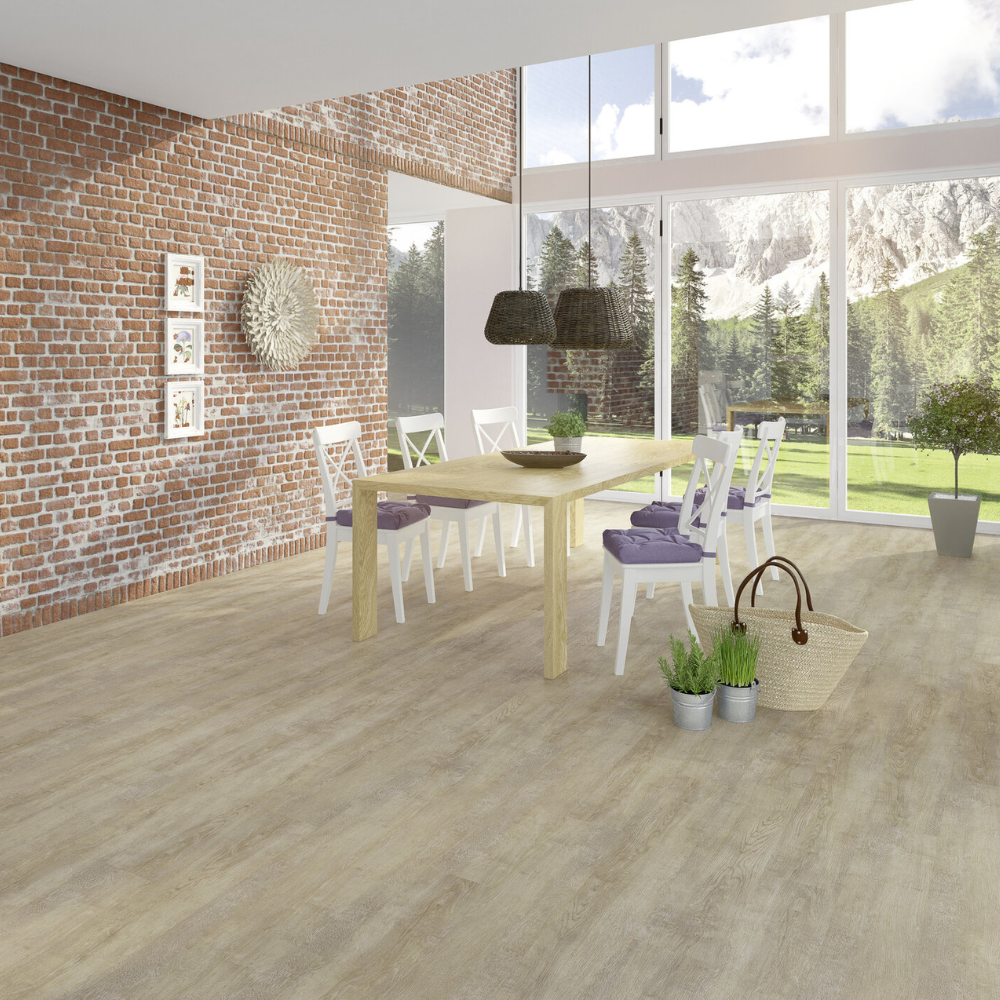 Design Vinyl Click  Vanilla Oak 17,81x124,46cm Rigid Board
