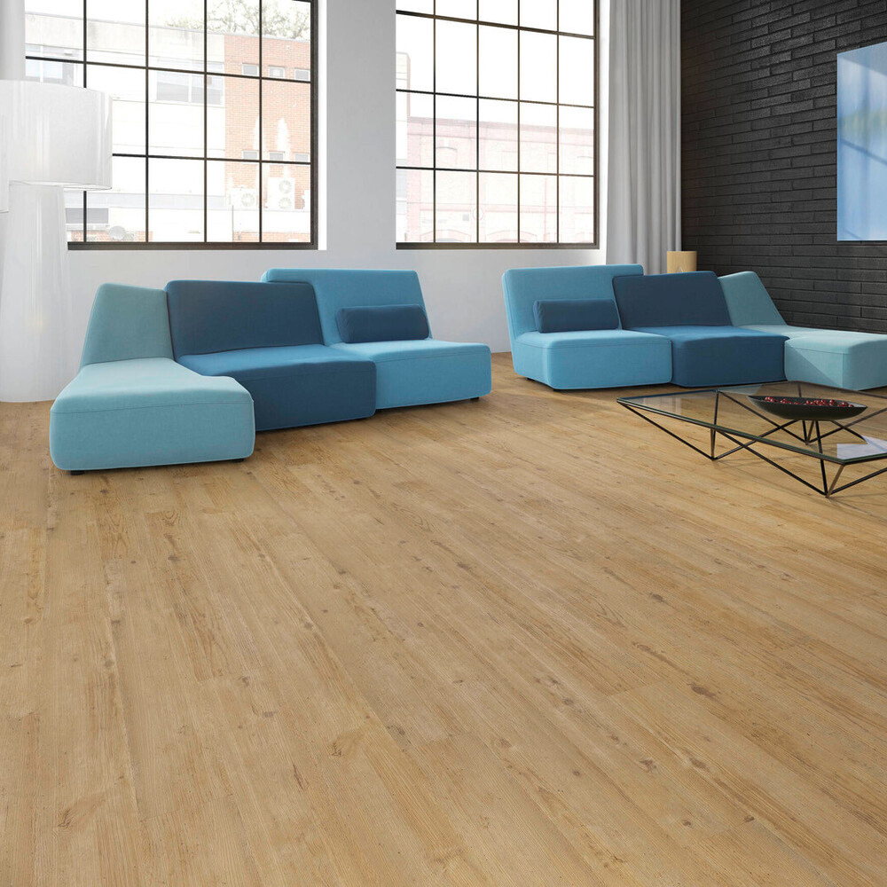 Design 822 Vinyl Click Warm.Li.Oak 17,81x124,46cm Rigid Board