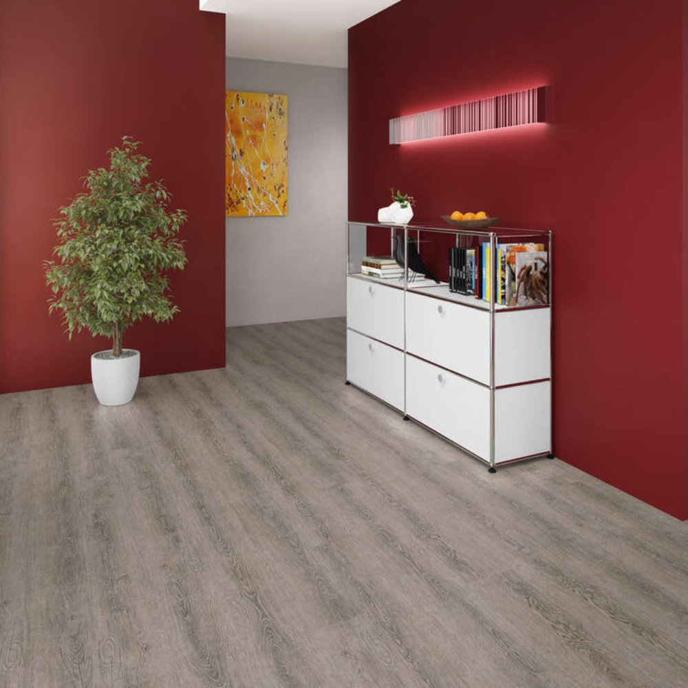 Design 840 Vinyl Click Old.Gr.Oak 17,81x124,46cm Rigid Board