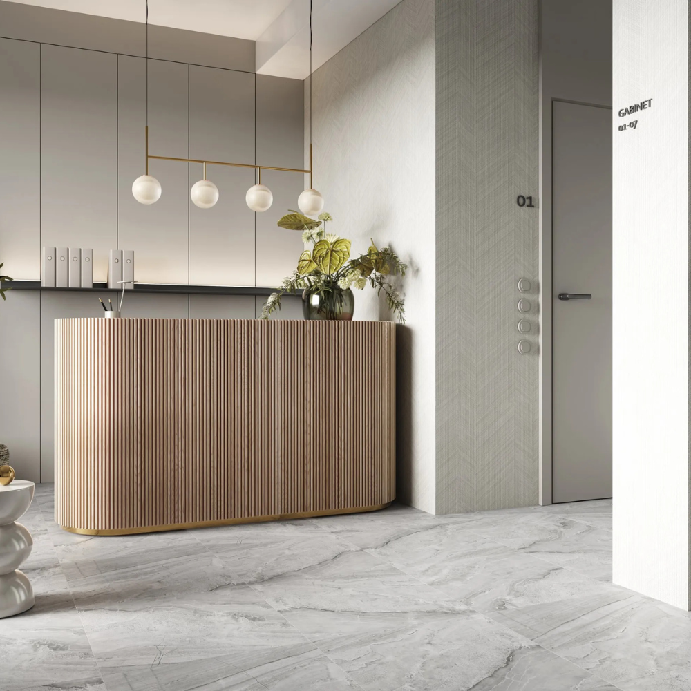 VOX SPC VILO Ash Grey 60x60cm Vinylboden Klick