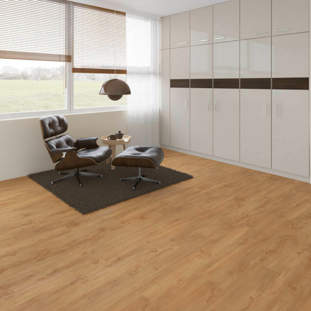Design 855 Vinyl Click Golden Pine 17,81x124,46cm Rigid Board