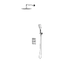 SLIDE Unterputz-Duschsystem mit Thermostat Chrom poliert (CR)