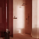 CONTOUR Unterputz-Duschsystem mit Thermostat Kupfer gebürstetet (CPB)
