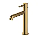 Y Waschtischarmatur, 23 cm (Kartusche 25 mm)  Gold gebürstetet (GLB)