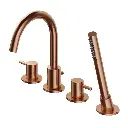 Y 4-Loch-Badewannenarmatur Kupfer gebürstetet (CPB) Y1232CPB