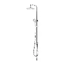 NEVADA Aufputz-Duschsäule Chrom / Weiß poliert (CRB) SYSNEVADACRB