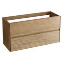 Möbelstück „Tablero Marino RANDOM“, 60 x 45 x 54 cm, 2 hängende Schubladen, Farbe: Mud RN060.M 
