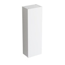Schrank 35 x 25 x 110 cm, 1 Tür mit beidseitiger Öffnung. Ausführung: Mattweiß XCN.110.035.WM