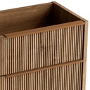 Ersatzgriff für Möbel der Serien Trend und Reel. Breite 40 cm (2 Stück). Oberfläche: gebürstete Bronze T.040.080.CU