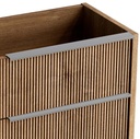 Ersatzgriff für Möbel der Serien Trend und Reel. Breite 40 cm (2 Stück). Oberfläche: satinierter Edelstahl T.040.080.INOX