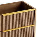 Ersatzgriff für Möbel der Serien Trend und Reel. Breite 40 cm (2 Stück). Goldfarbig T.040.080.ORO