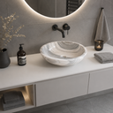 AFLOOR Premium Naturstein Aufsatzwaschbecken AFNS002